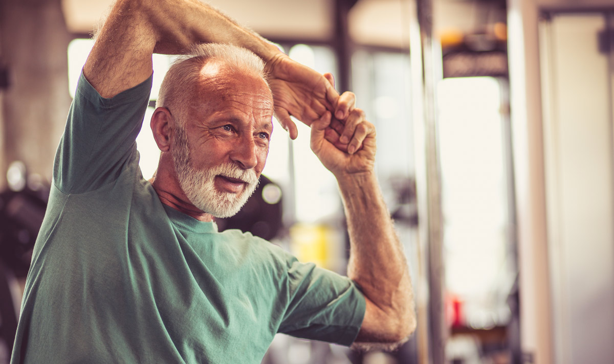 Senior Exercising at a VRS Seniors Retirement Community